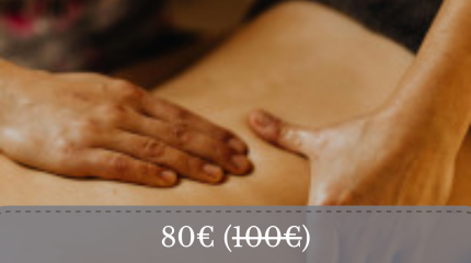 Offre découverte massage énergétique